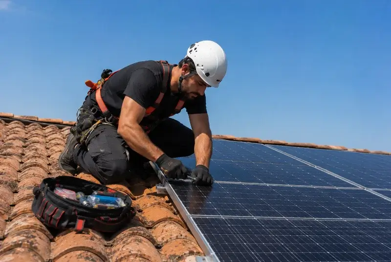 Maintenance et monitoring de panneaux solaires à Saint-Cézert