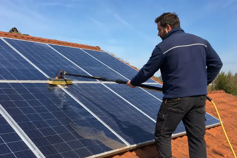 Nettoyage et entretien de panneaux solaires à Saint-Cézert
